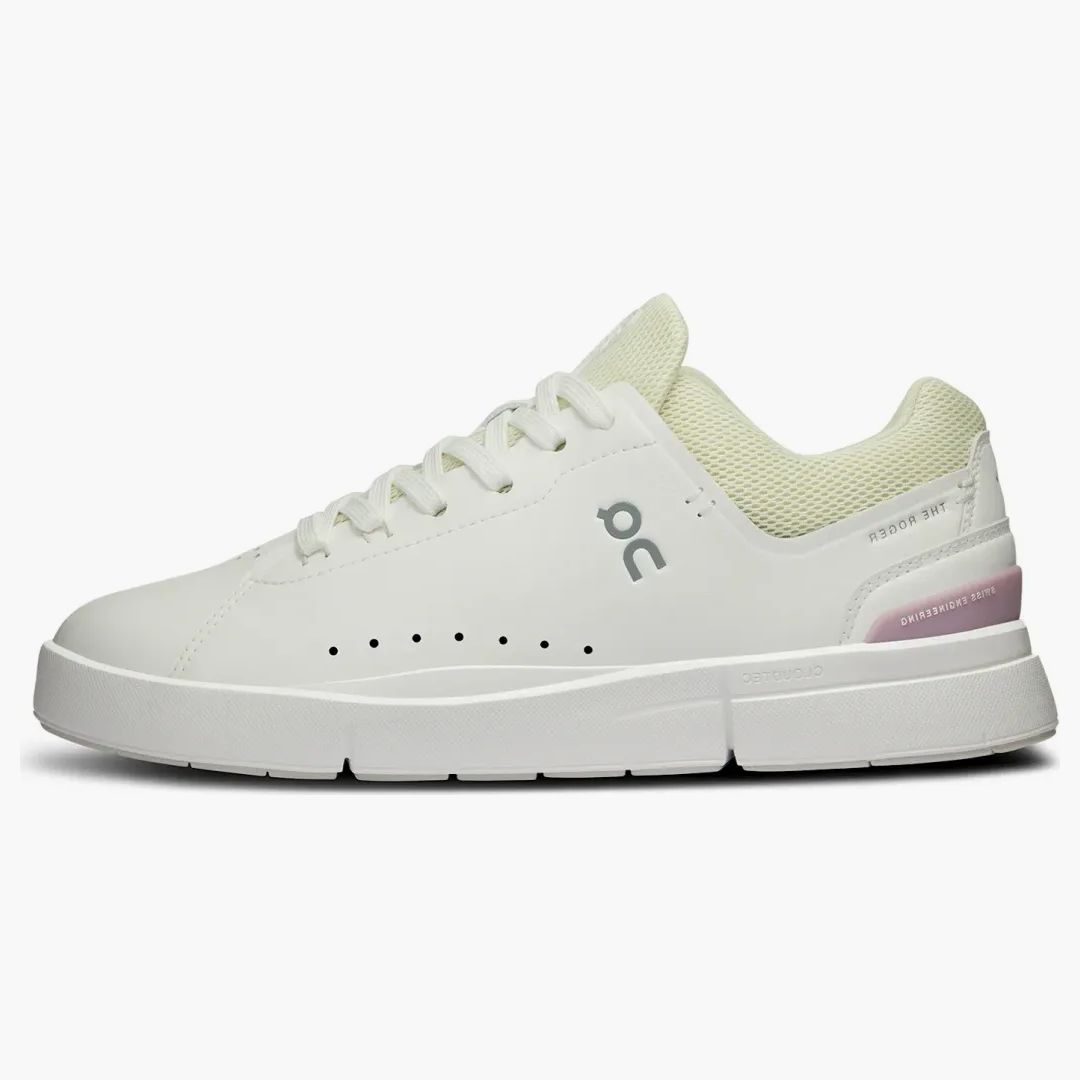 On The Roger Advantage White Mauve (women's)