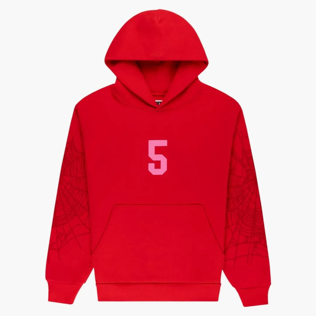 Sp5der Stadium Hoodie Red