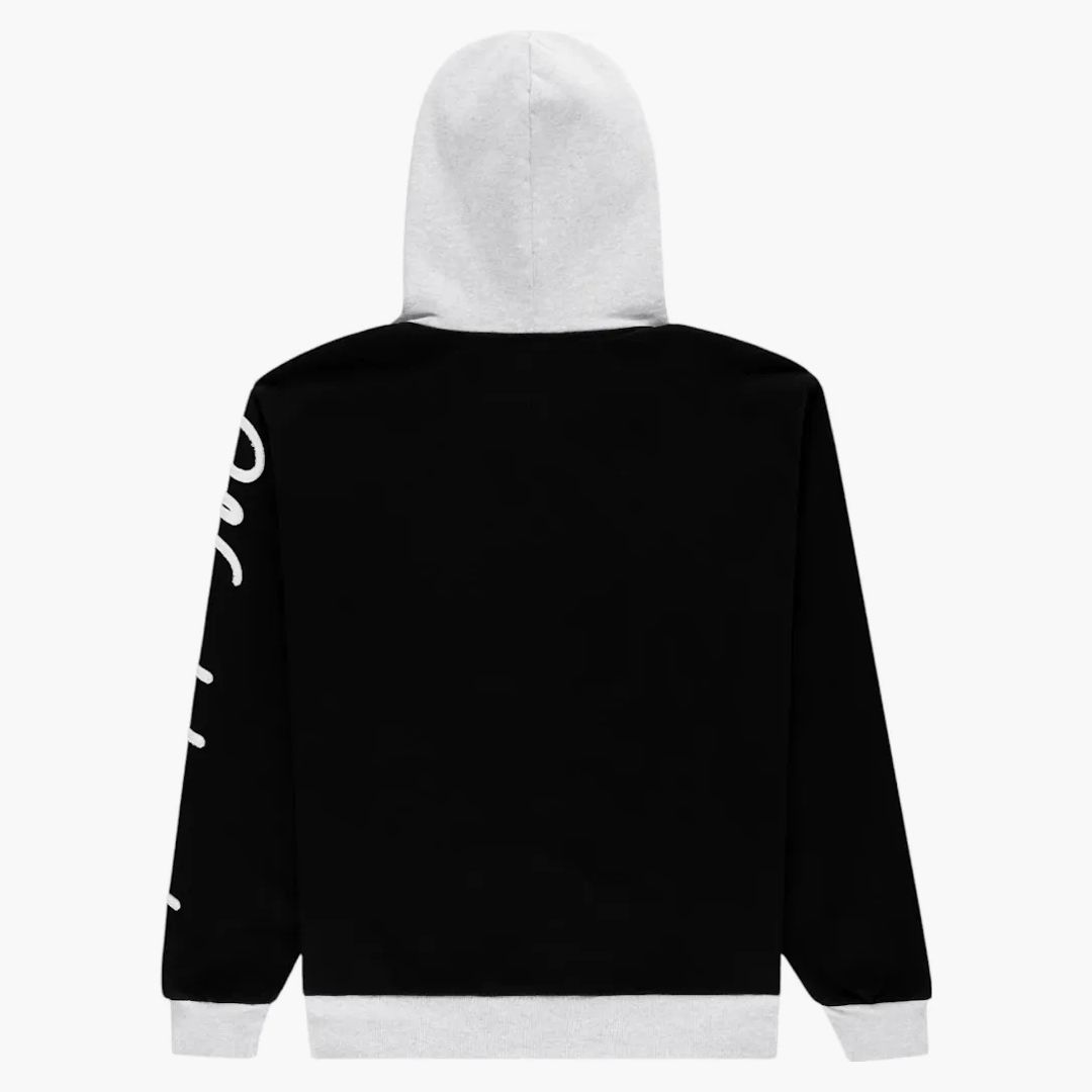 Sp5der Triple 5 Stitch Zip Up Hoodie Black