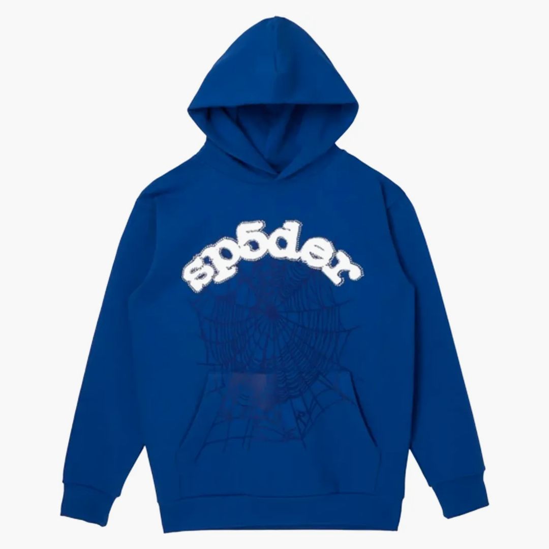 Sp5der Websuit Hoodie Blue