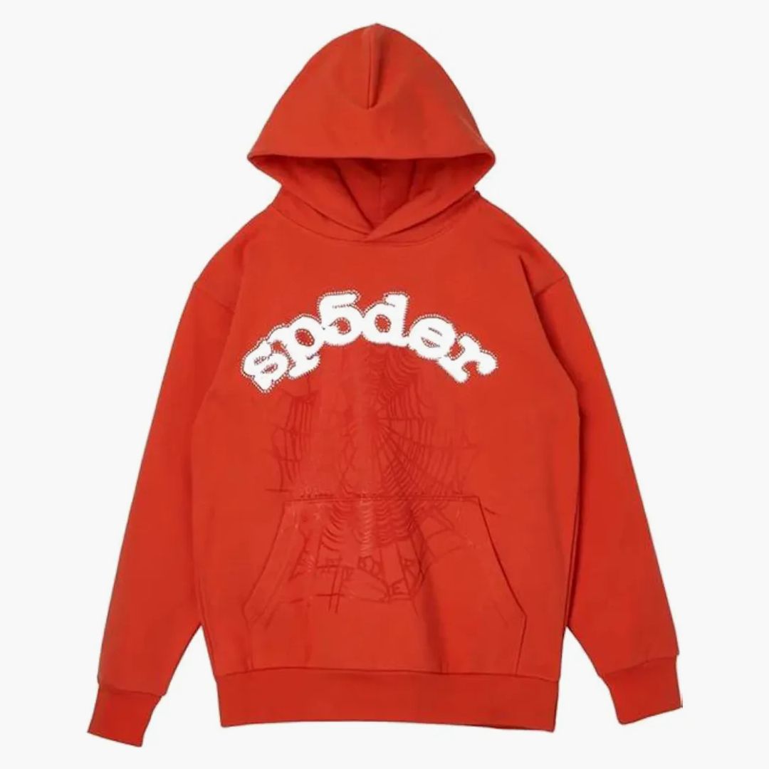 Sp5der Websuit Hoodie Orange