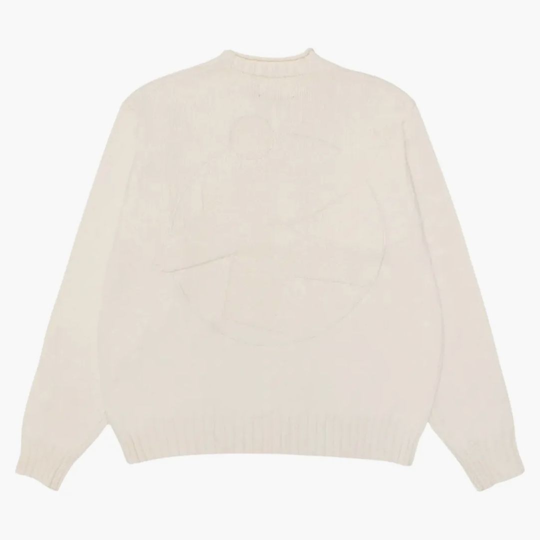 Stussy Surfman Mock Sweater Natural