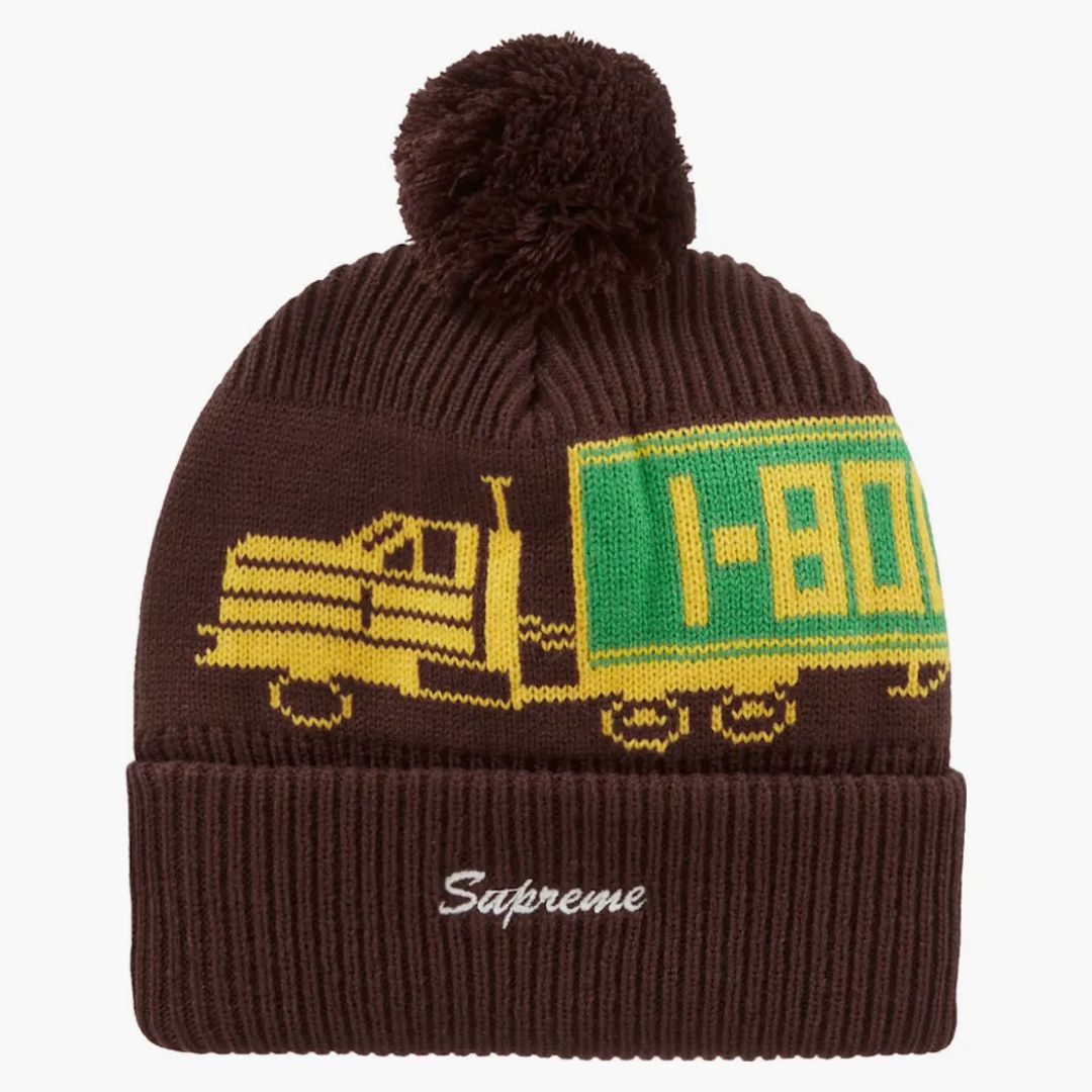 Supreme 18-wheeler Beanie Brown