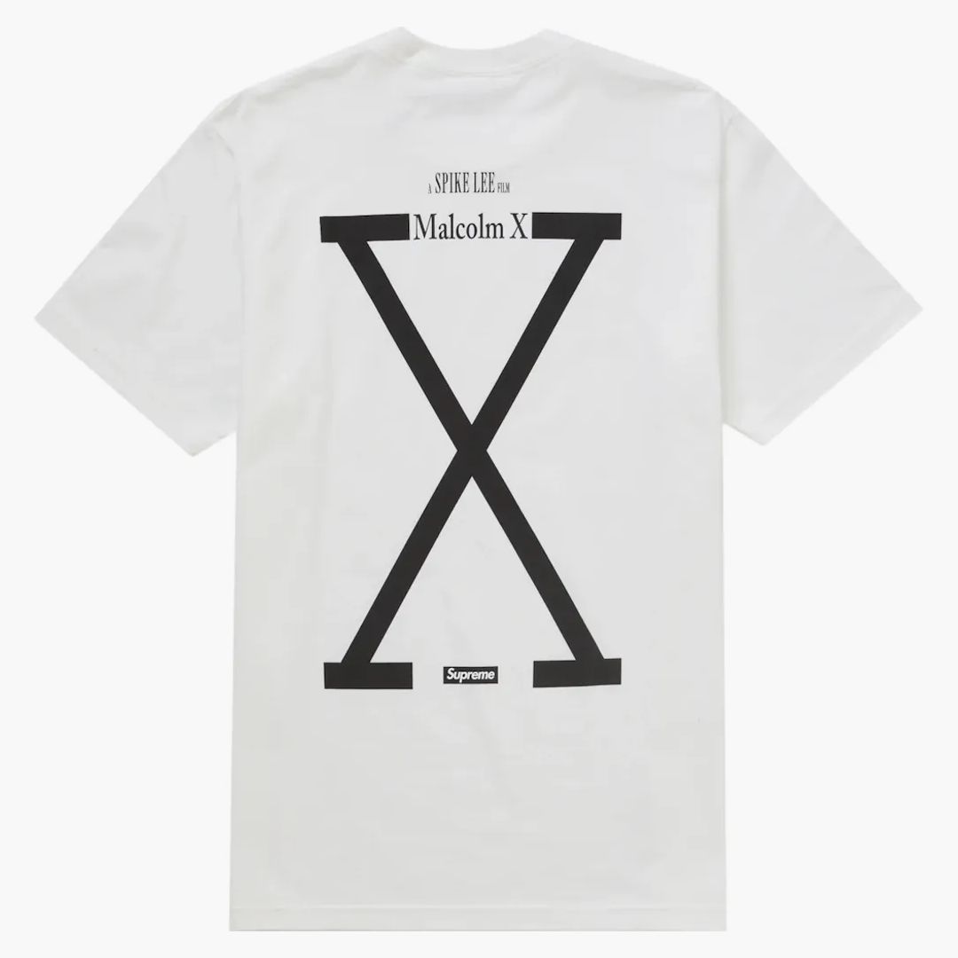 Supreme 40 Acres Malcolm X Tee White