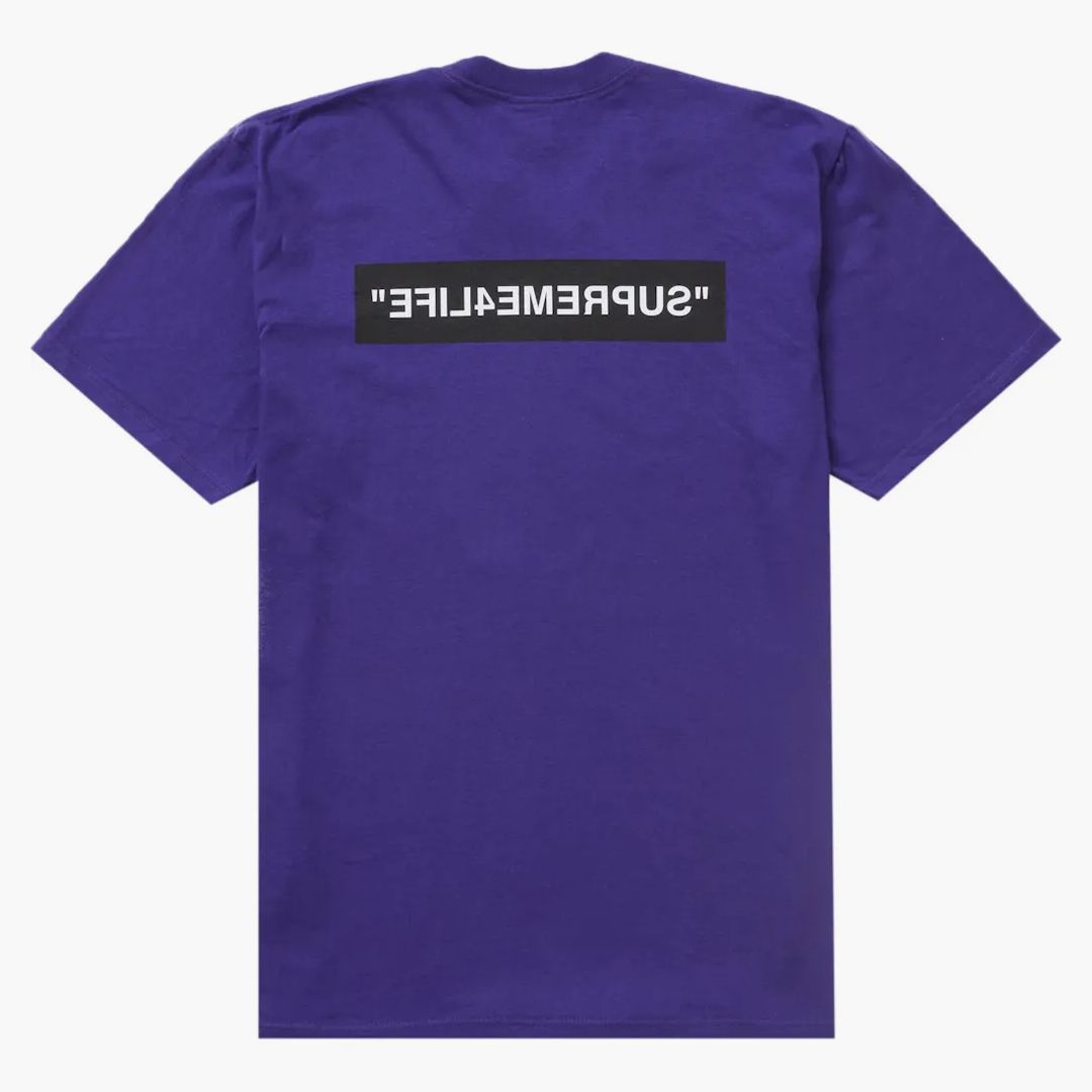 Supreme 4 Life Tee Purple