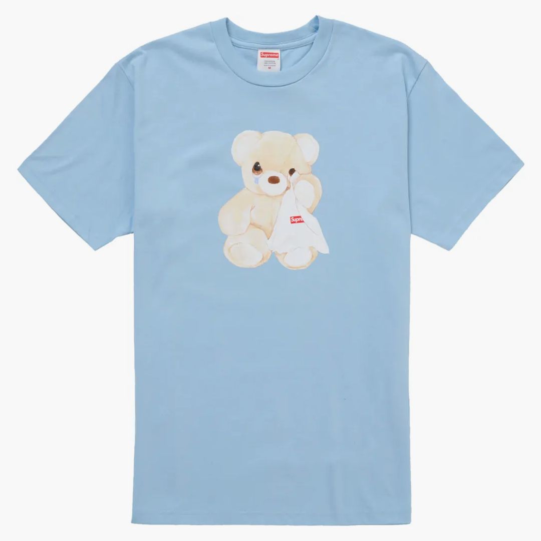 Supreme Bear Tee (ss25) Powder Blue