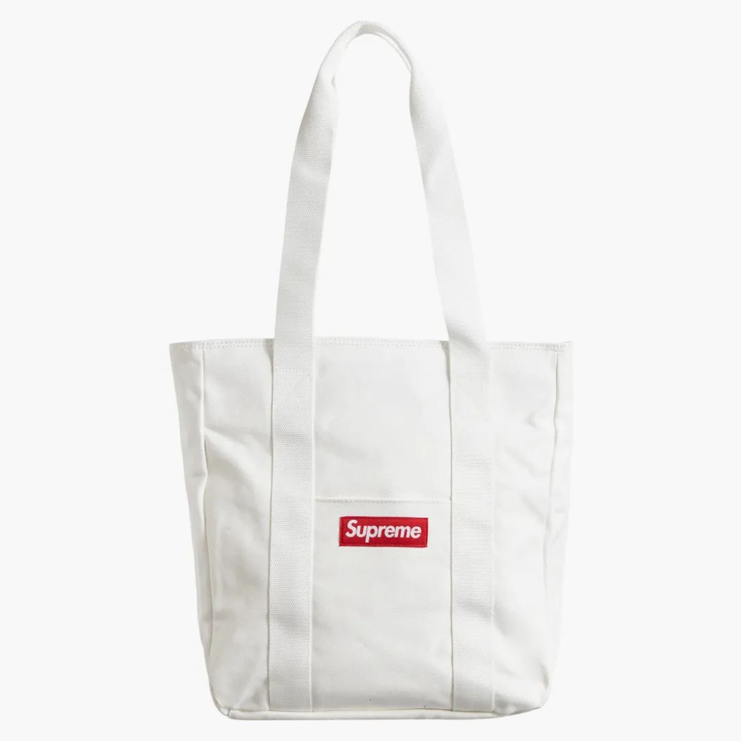 Supreme Canvas Tote White