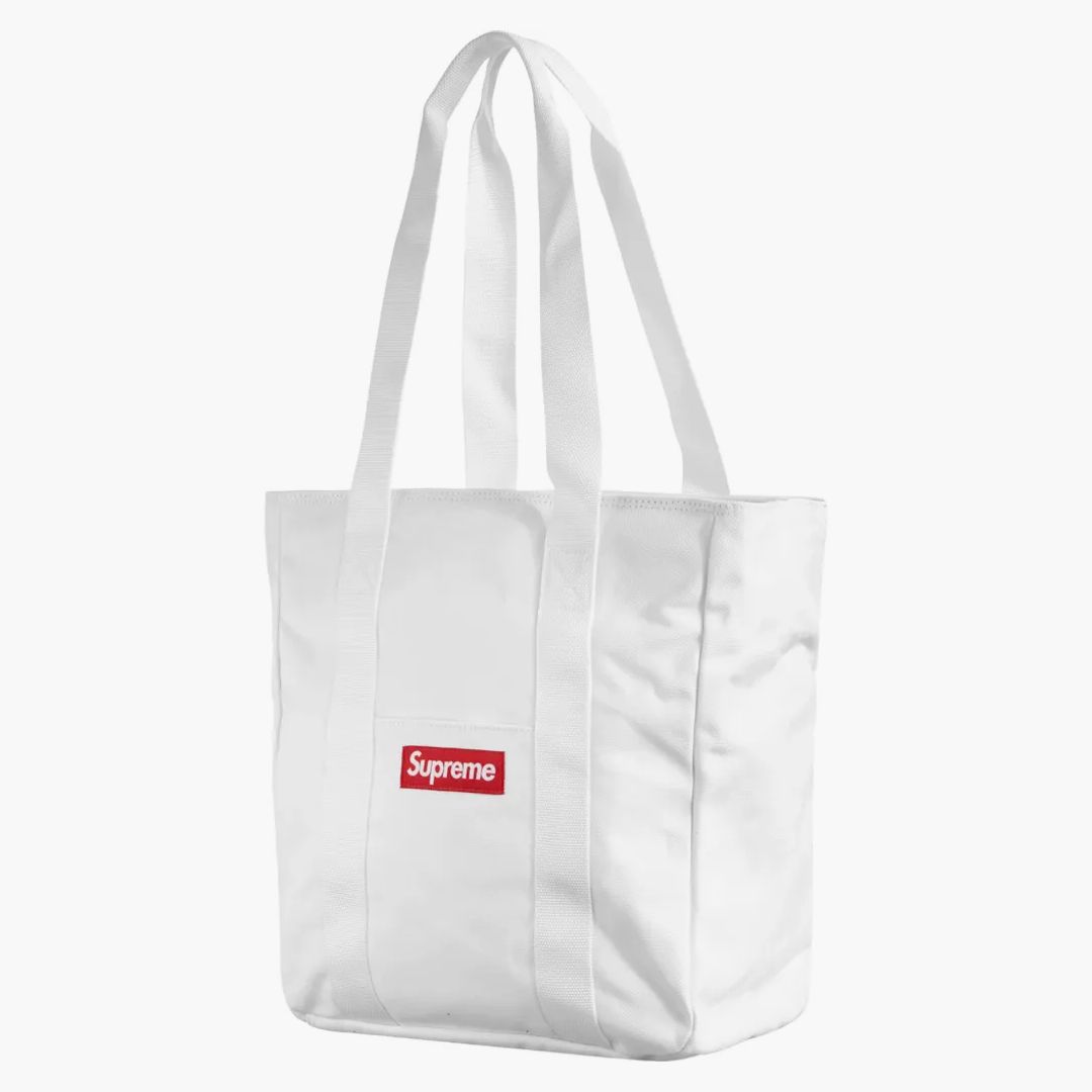Supreme Canvas Tote White