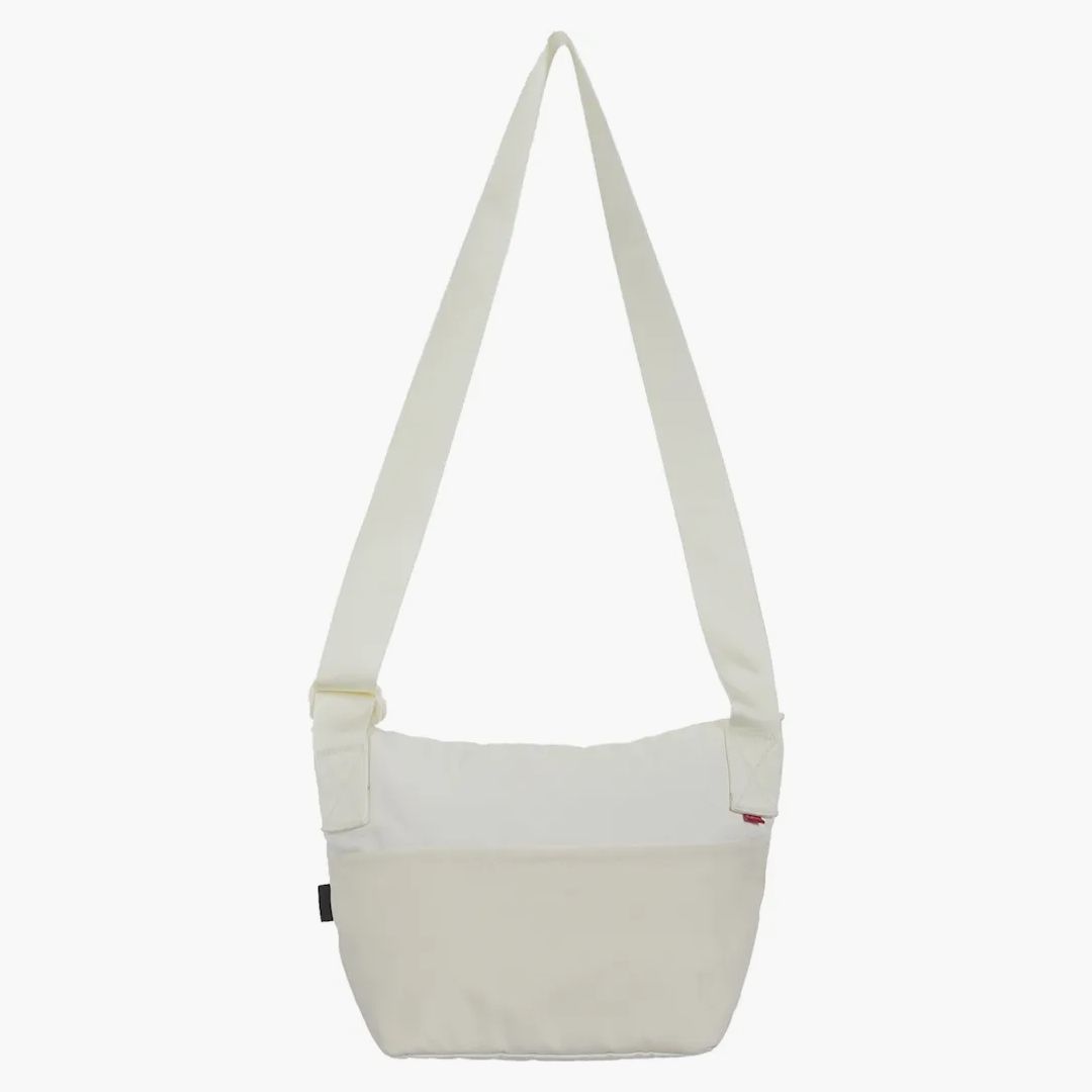 Supreme Denim Messenger Bag White