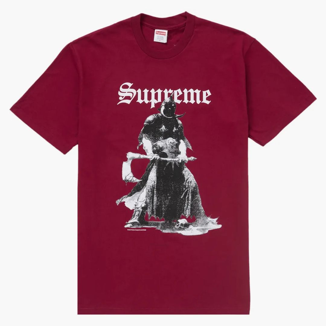 Supreme Destruction Tee Burgundy