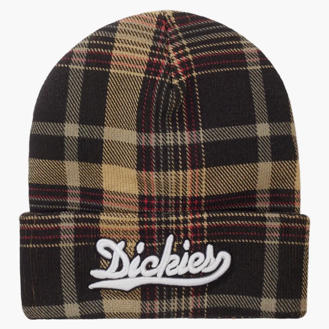 Supreme Dickies Beanie (fw23) Brown Plaid