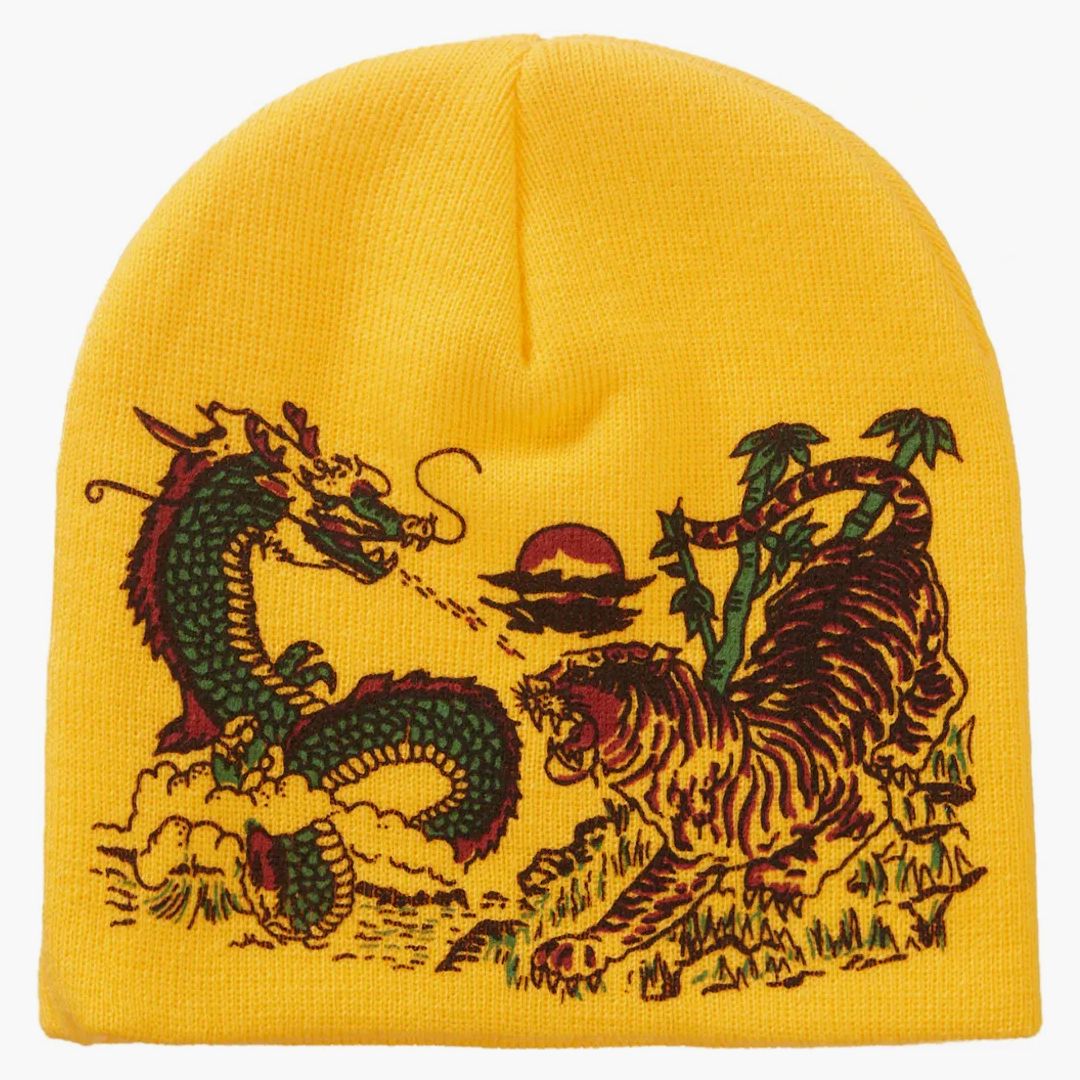 Supreme Dragon Beanie Yellow