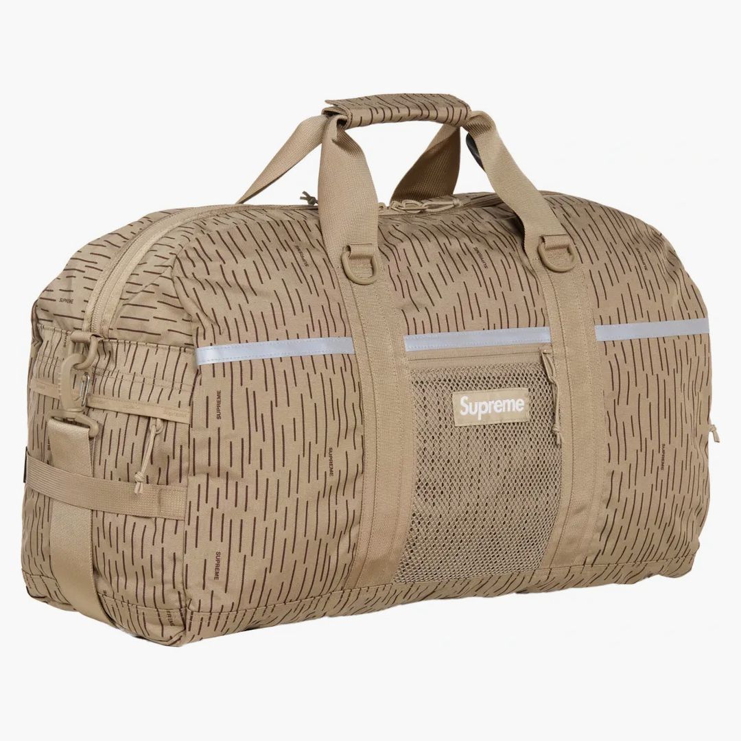 Supreme Duffle Bag (fw24) Tan Raindrop