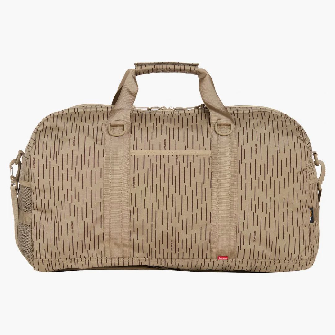 Supreme Duffle Bag (fw24) Tan Raindrop