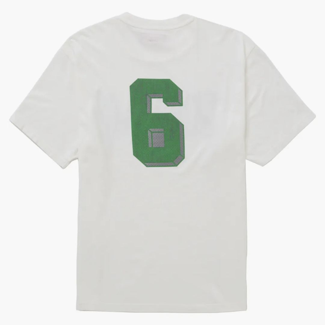 Supreme Flocked Washed S/s Top White