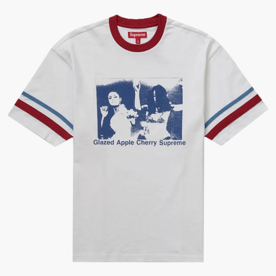 Supreme Glazed Athletic S/s Top White