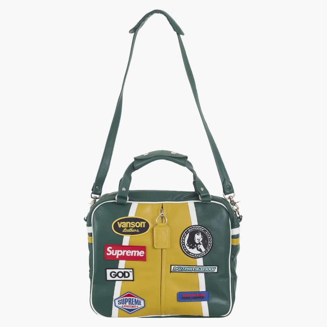 Supreme Hysteric Glamour Vanson Leather Bag Green