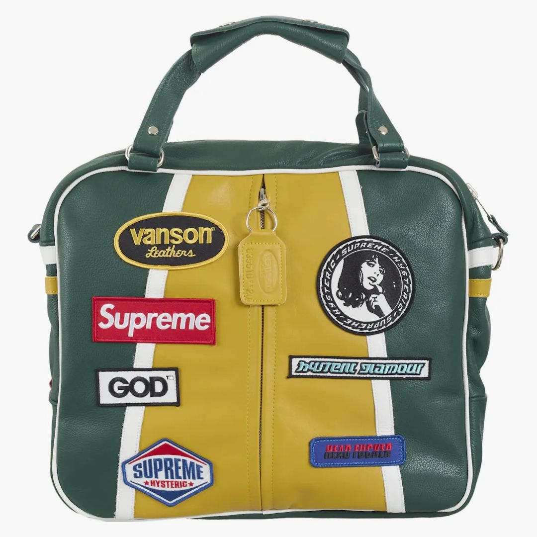 Supreme Hysteric Glamour Vanson Leather Bag Green