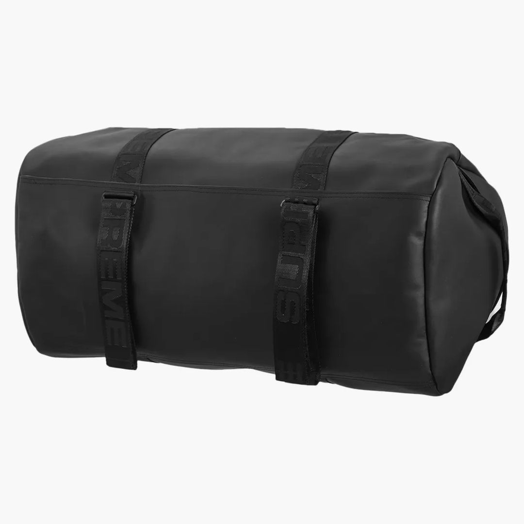 Supreme Leather Duffle Bag Black
