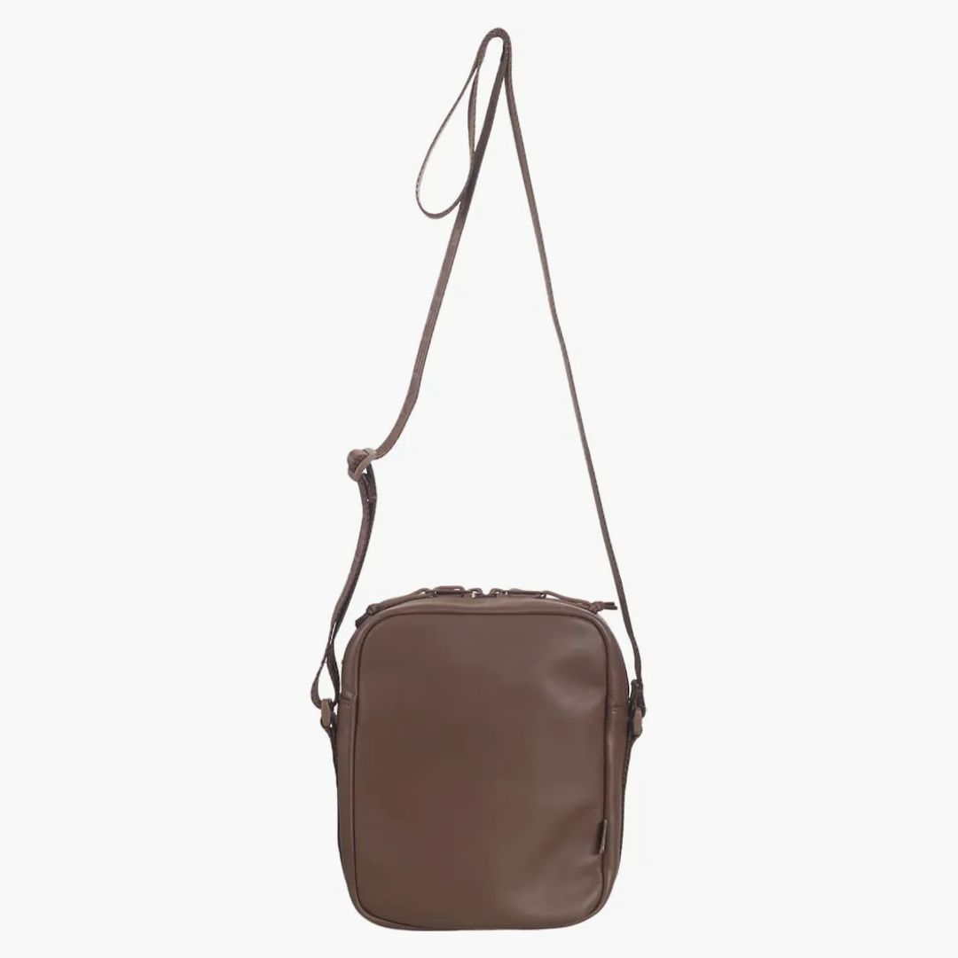 Leather Shoulder Bag Brown