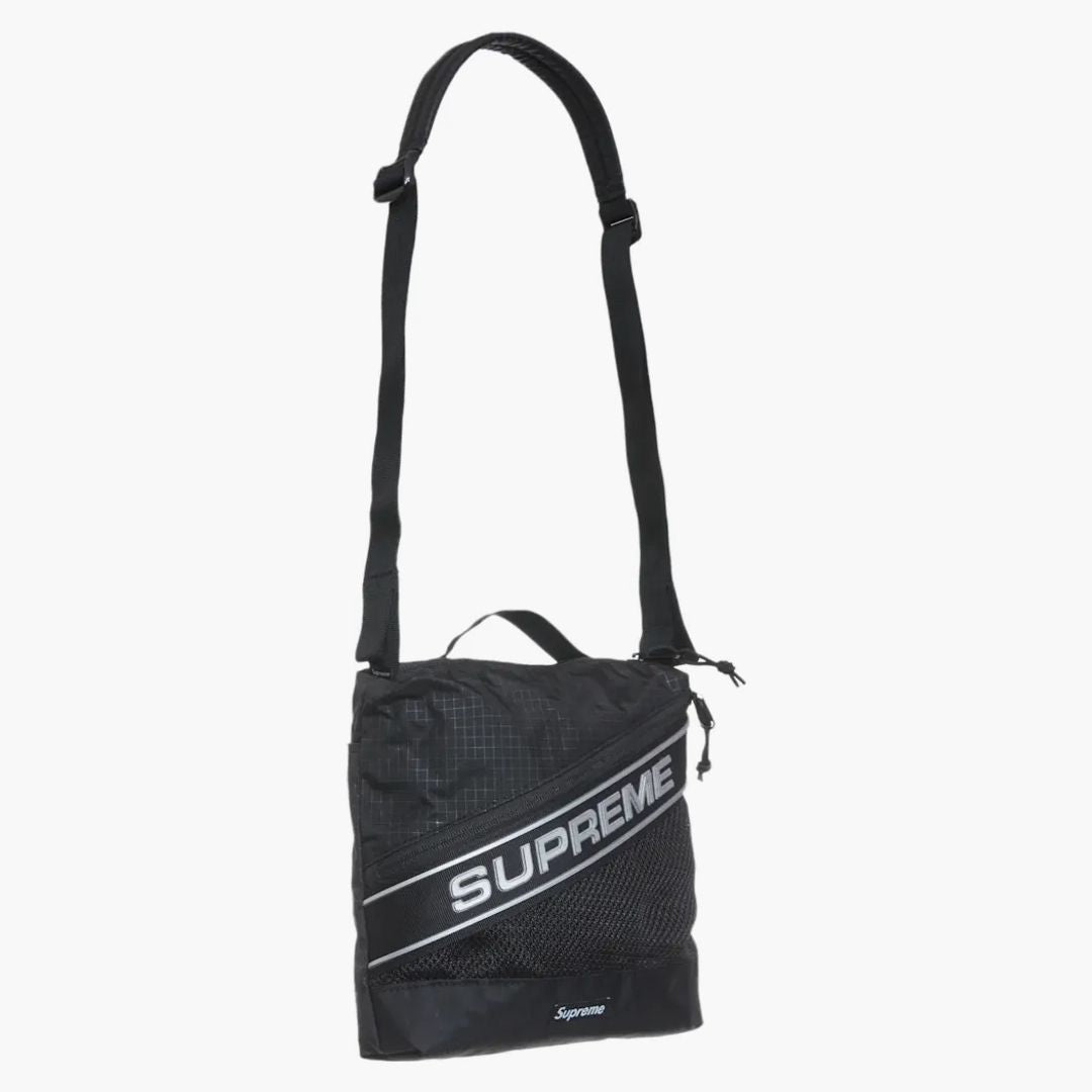 Supreme Logo Shoulder Bag Black