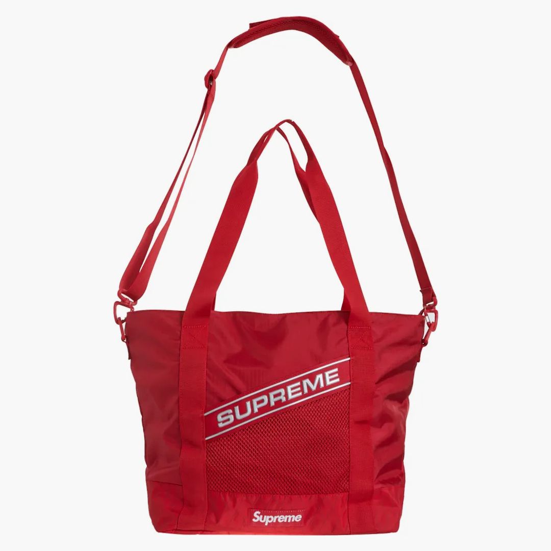 Supreme Logo Tote Bag Red