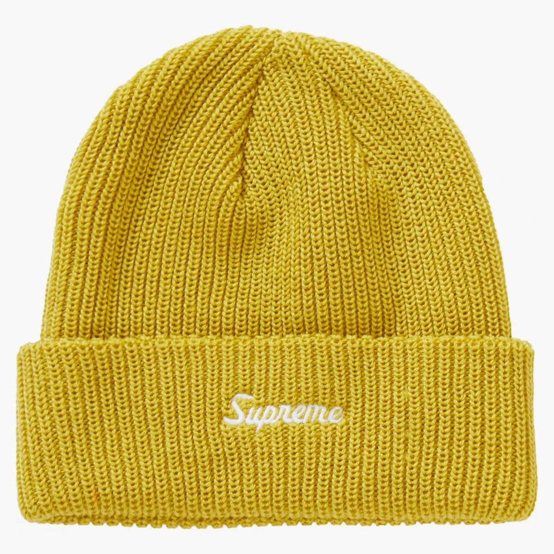 Supreme Loose Gauge Beanie (fw20) Sulfur