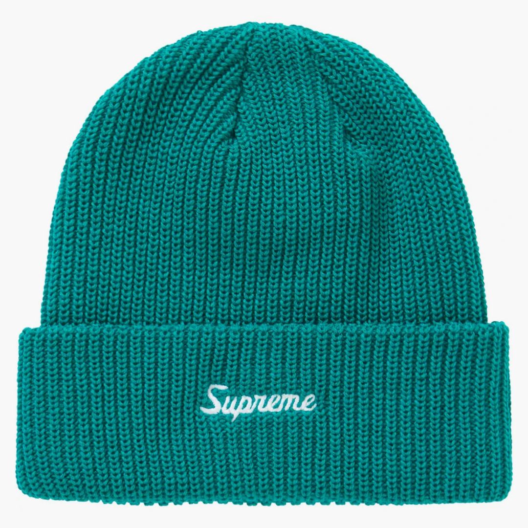 Supreme Loose Gauge Beanie (fw20) Teal