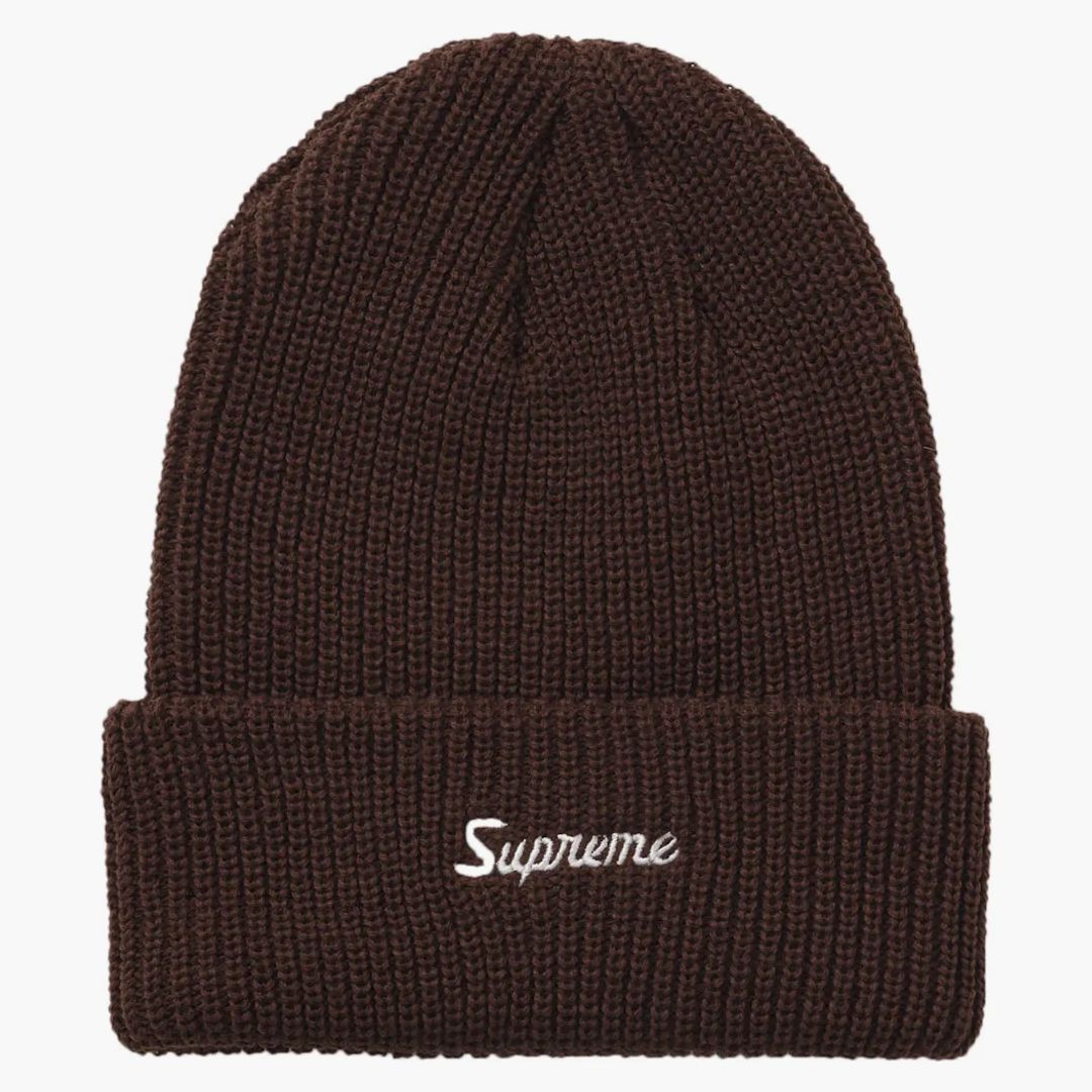 Supreme Loose Gauge Beanie (fw21) Brown