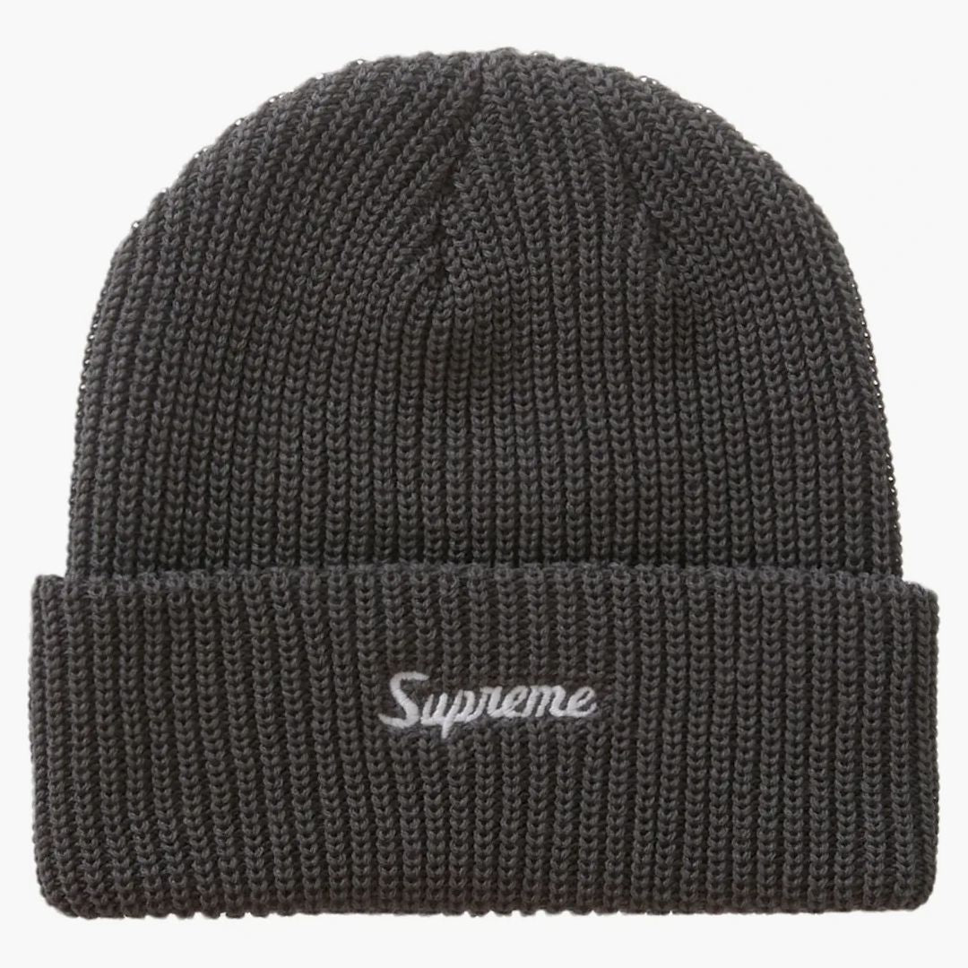 Supreme Loose Gauge Beanie (fw22) Charcoal
