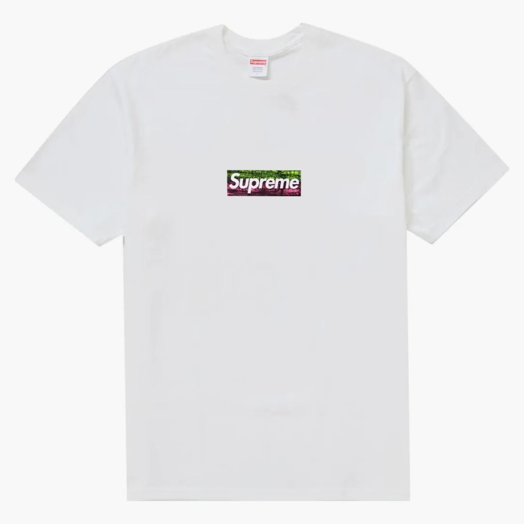 Supreme Los Angeles Fire Relief Box Logo Tee White