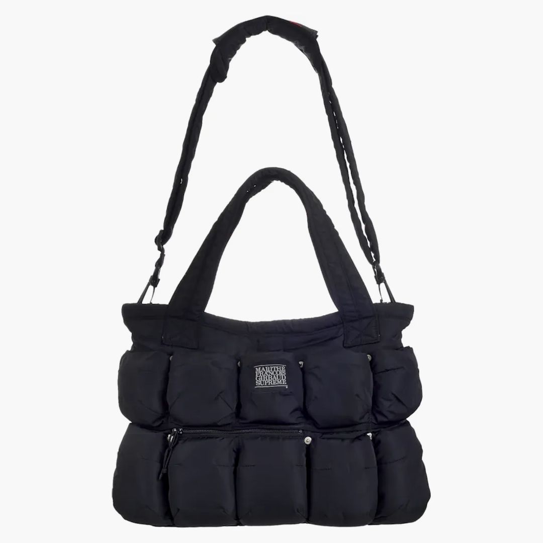 Supreme Marithé + François Girbaud Pokachu Puffer Tote Bag Black