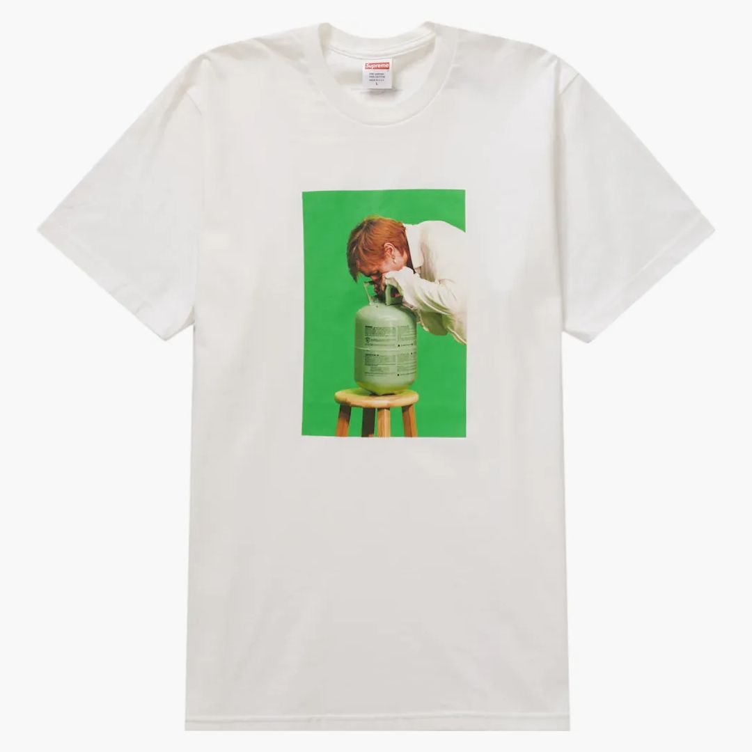 Supreme Mark Leckey Greenscreen Tee White