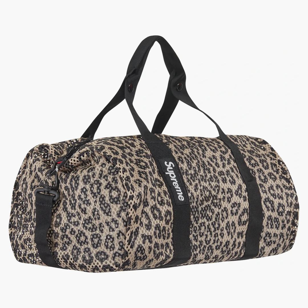 Supreme Mesh Duffle Bag (ss23) Leopard