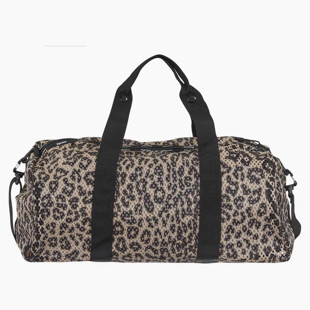 Supreme Mesh Duffle Bag (ss23) Leopard