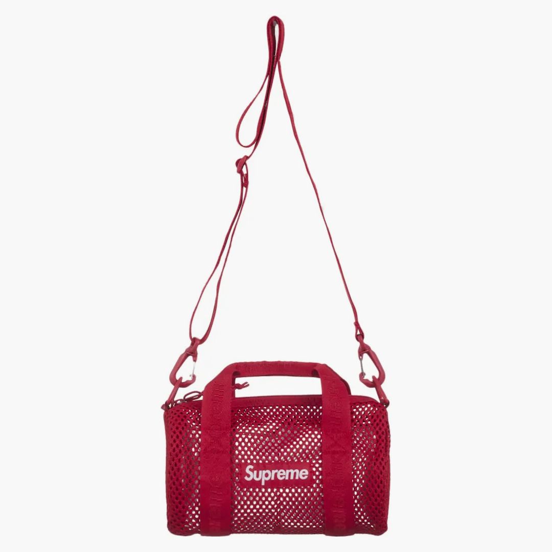 Supreme Mesh Mini Duffle Bag (ss25) Red