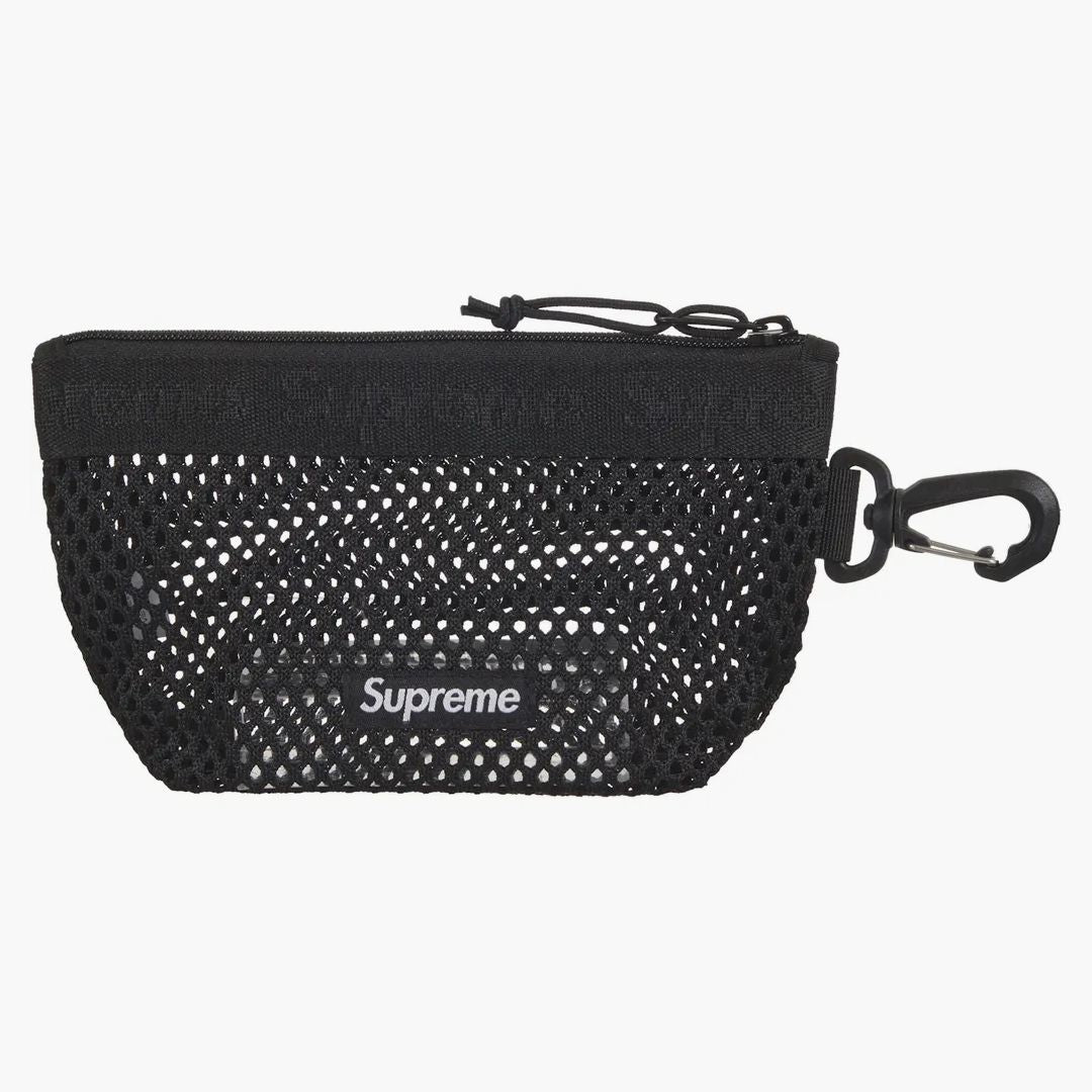 Supreme Mesh Mini Pouch Black