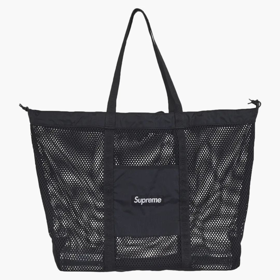 Supreme Mesh Tote Bag Black