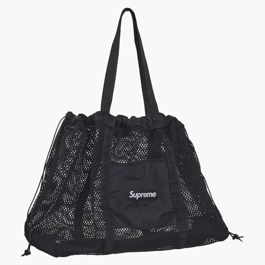 Supreme Mesh Tote Bag Black