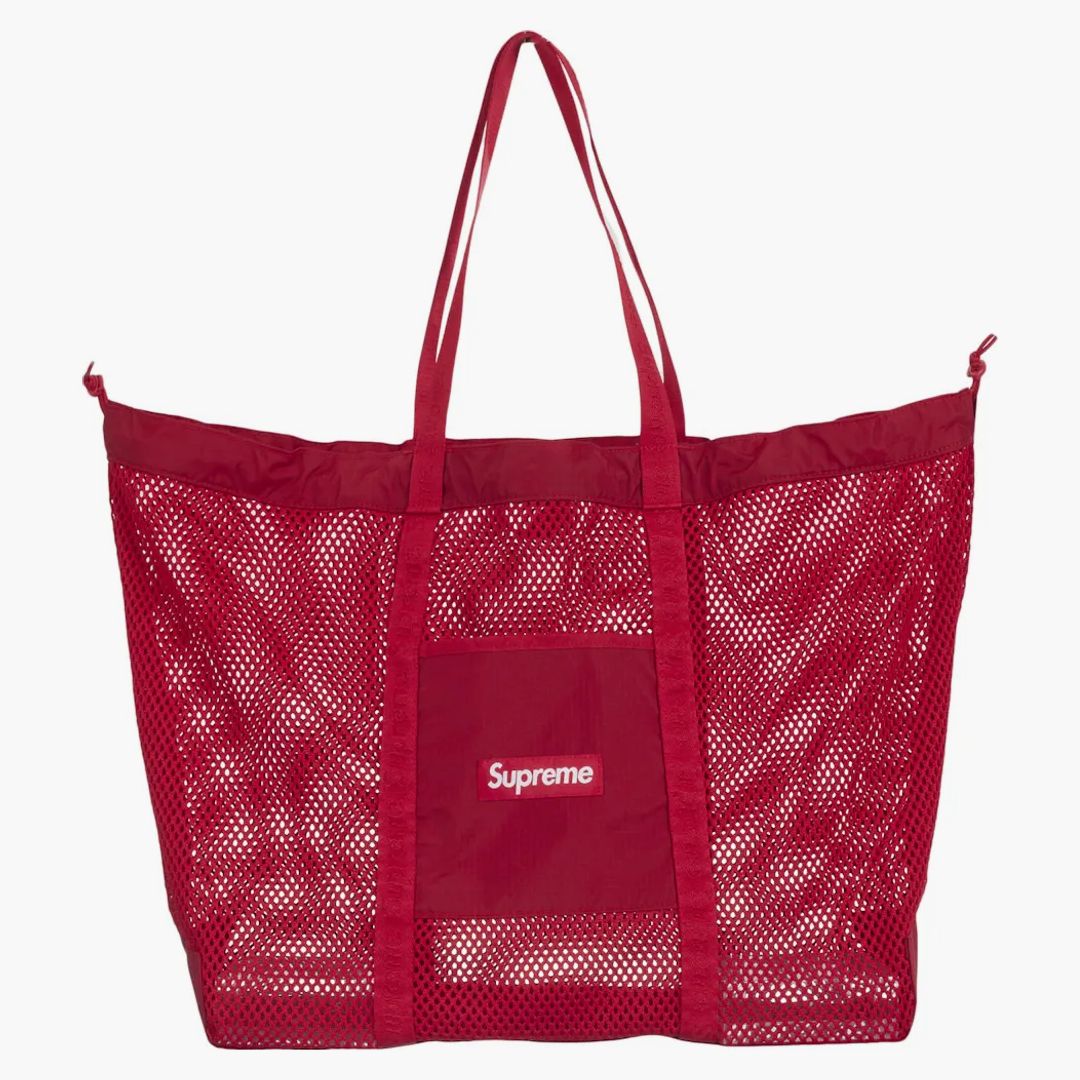 Supreme Mesh Tote Bag Red