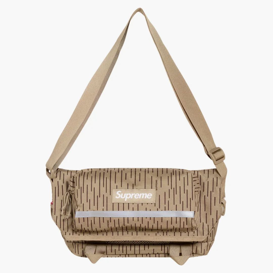 Supreme Messenger Bag Tan Raindrop
