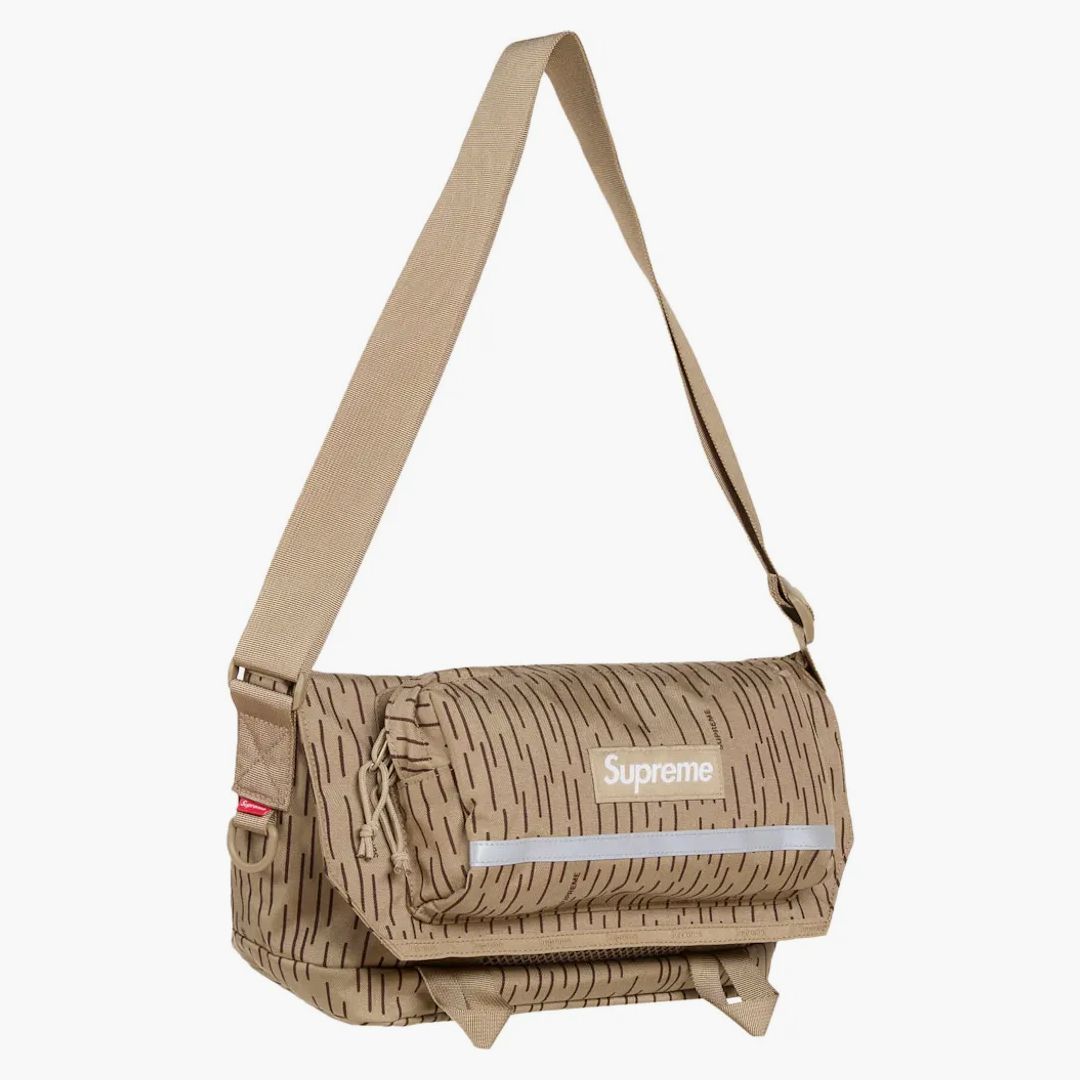 Supreme Messenger Bag Tan Raindrop