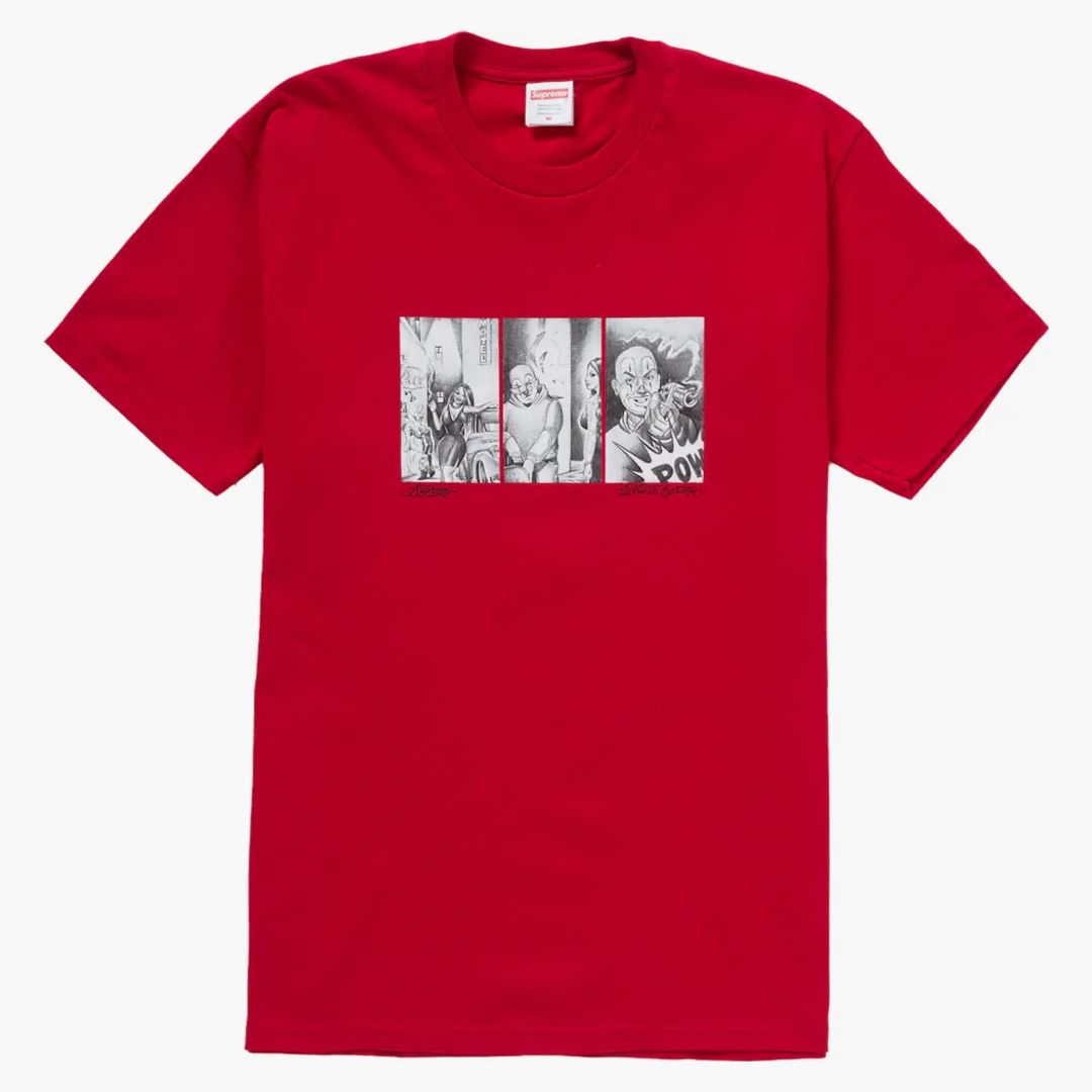 Supreme Mister Cartoon Pow Tee Red