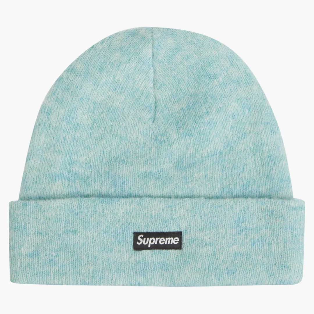 Supreme Mohair Beanie (fw22) Light Blue