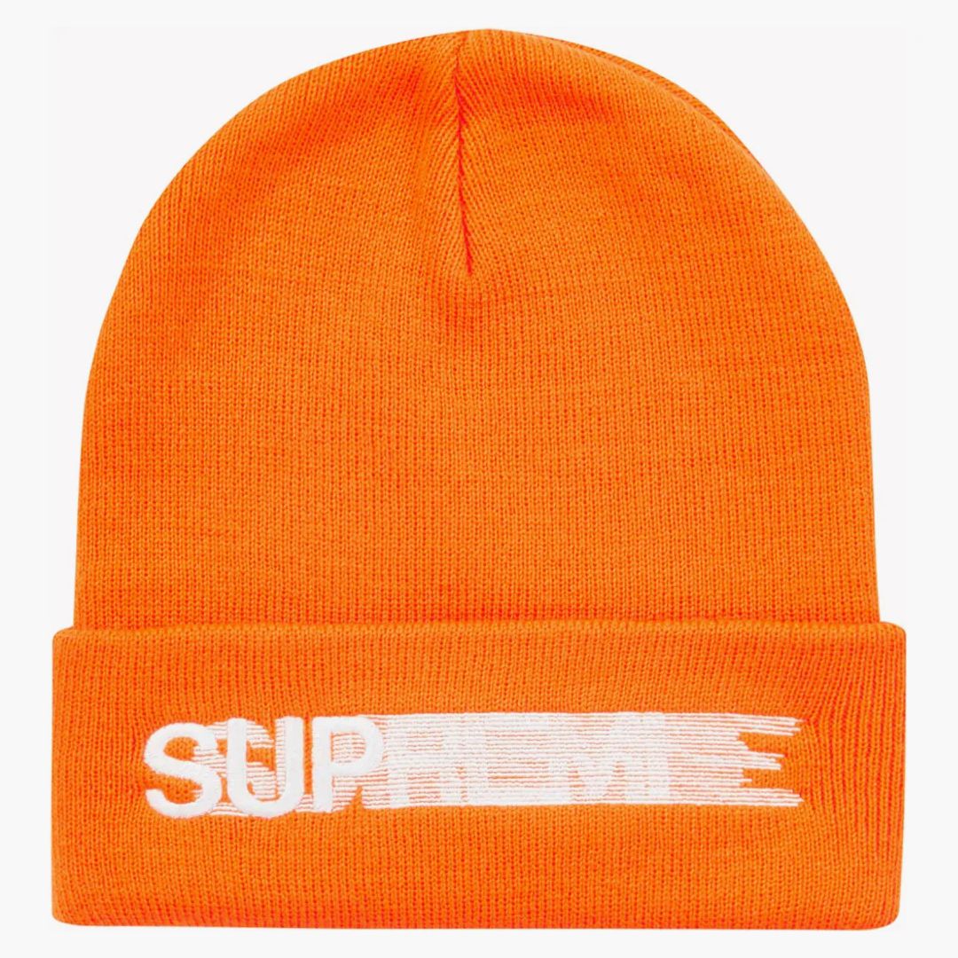 Supreme Motion Logo Beanie (ss23) Orange