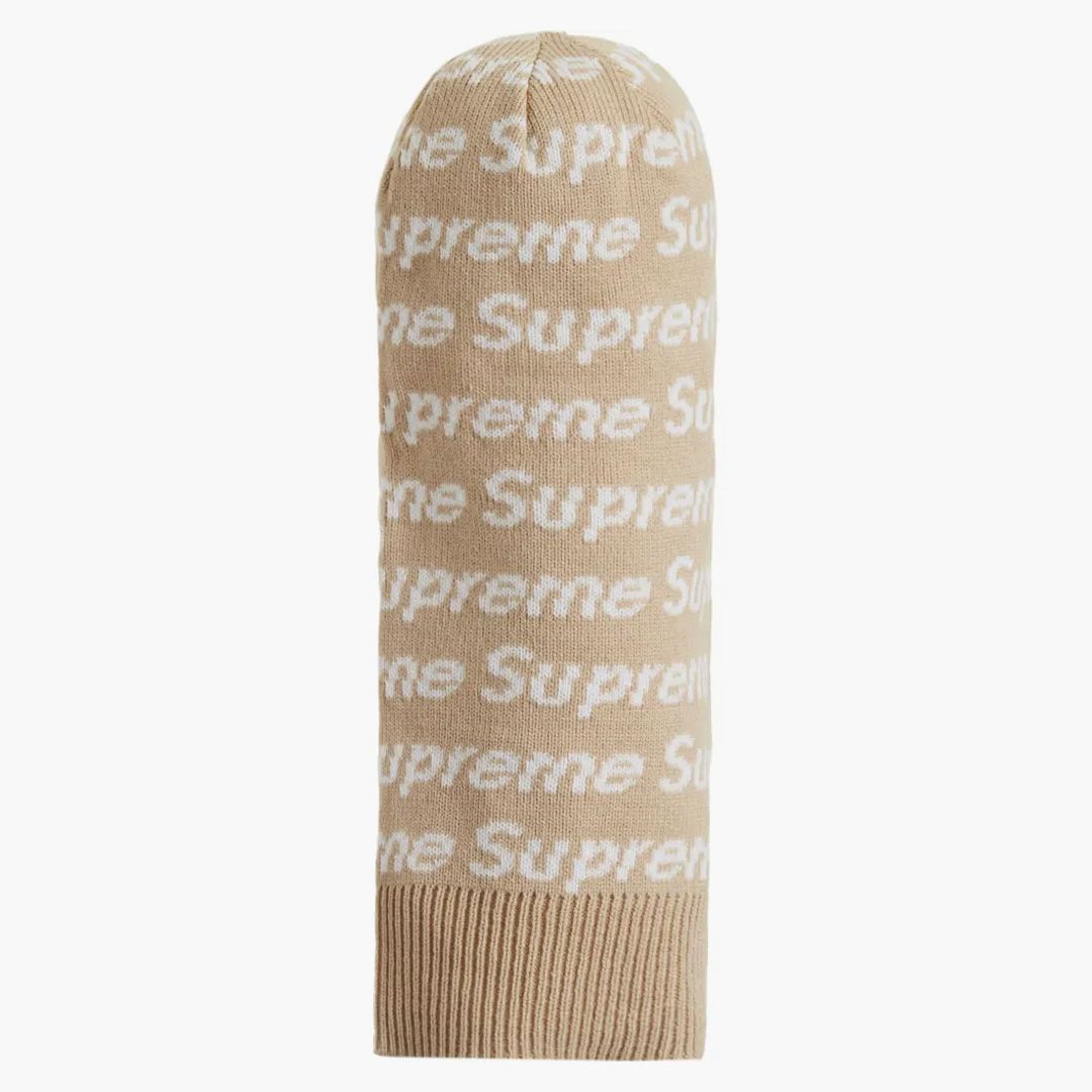 Supreme New Era Repeat Balaclava Taupe