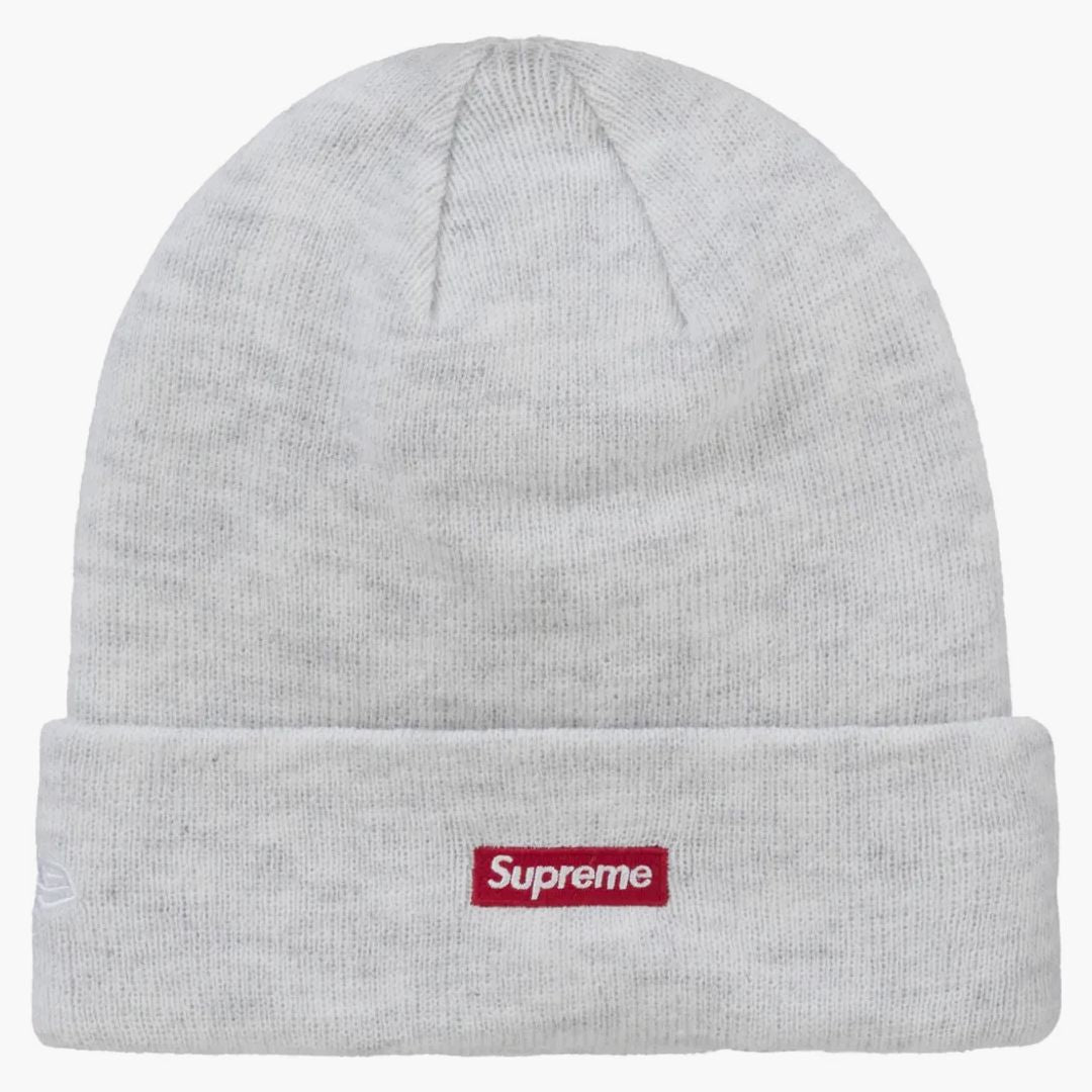 Supreme New Era S Logo Beanie (fw24) Heather Grey