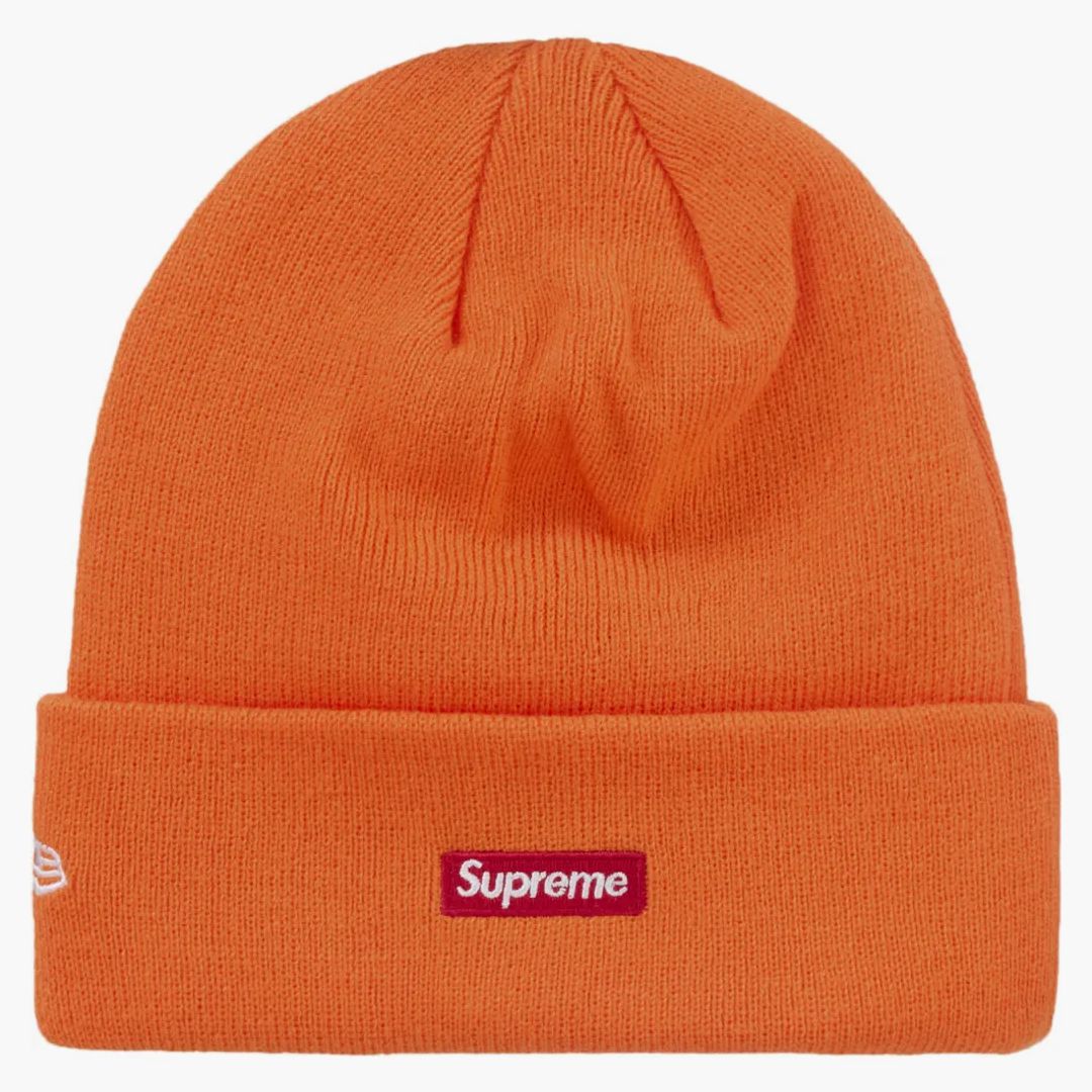 Supreme New Era S Logo Beanie (fw24) Orange