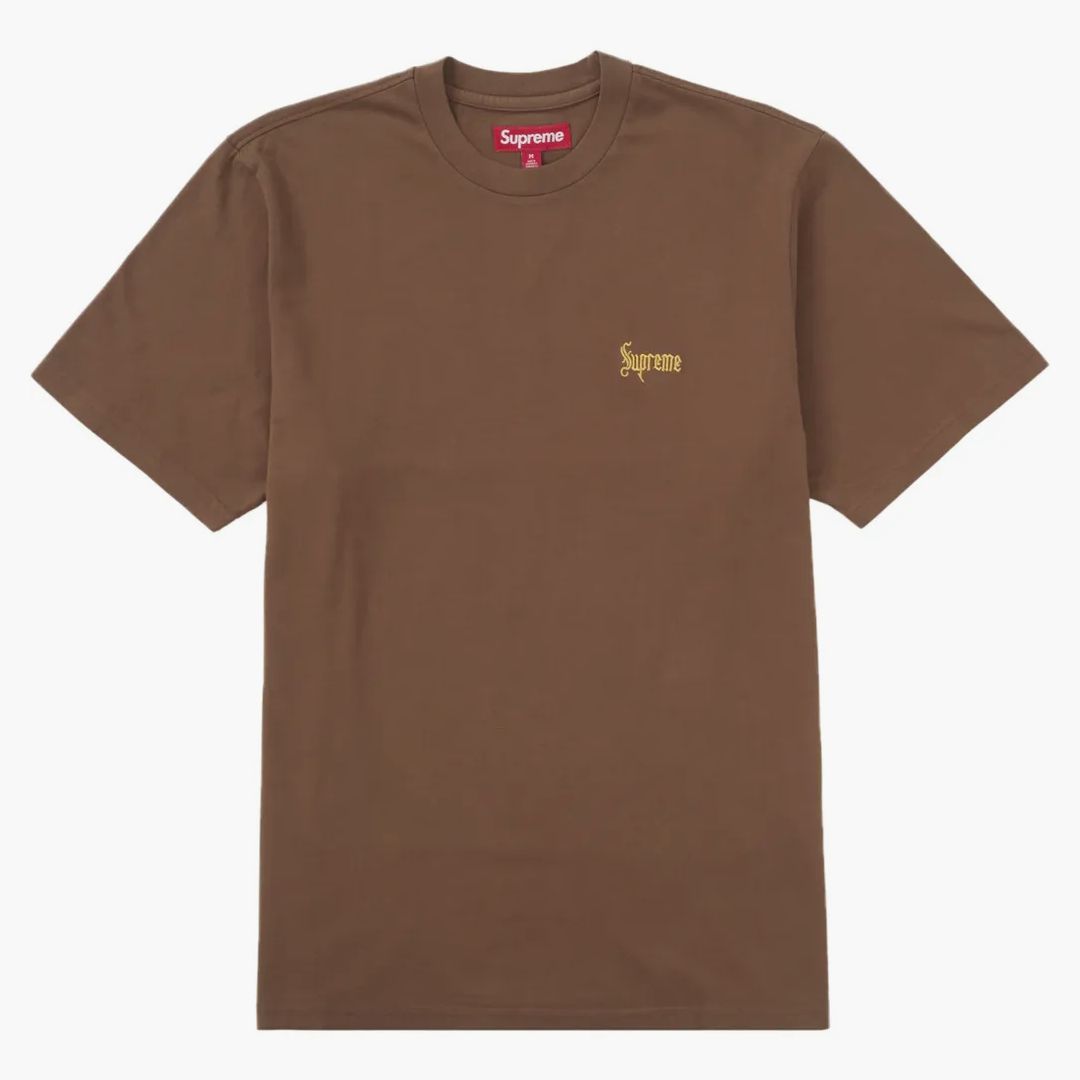 Supreme Old English Tee Brown