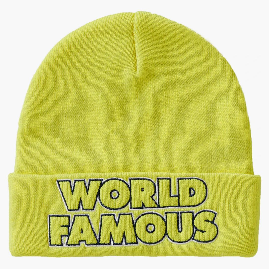 Supreme Outline Beanie (fw19) Bright Yellow